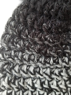 Cityscape Ombre Faux Fur Pom Hat