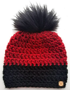 Royal Flush Faux Fur Pom Hat