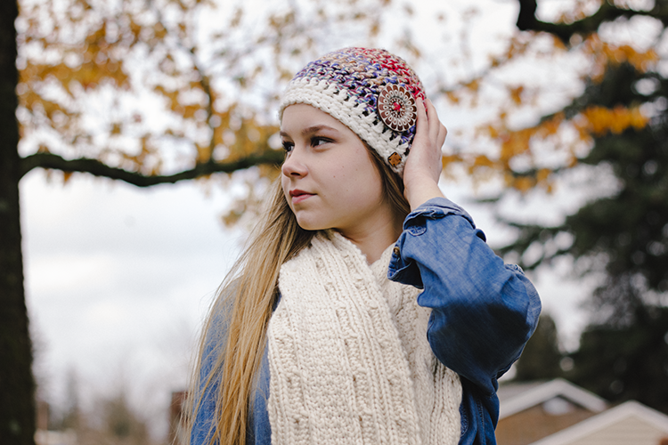 Ambrosia Hat with Button